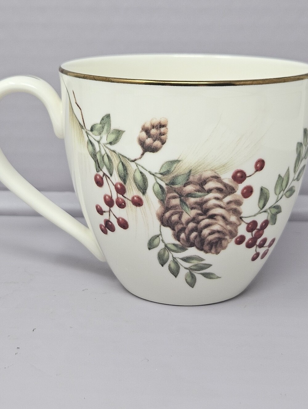 Lenox Williamsburg Boxwood & Pine Flat Cup CD